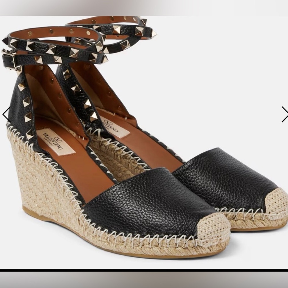 Valentino Black Espadrilles size 36